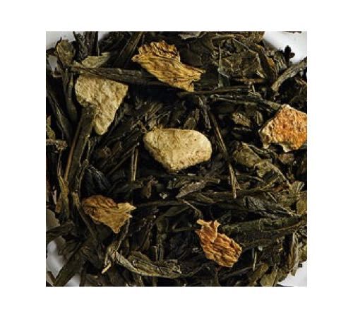Th&eacute; Vert Orange Citron Bio - 2 x 100 g - COMPTOIR FRAN&Ccedil;AIS DU TH&Eacute;
