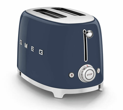 Smeg 2-Schlitz-Toaster - Marineblau image number 1