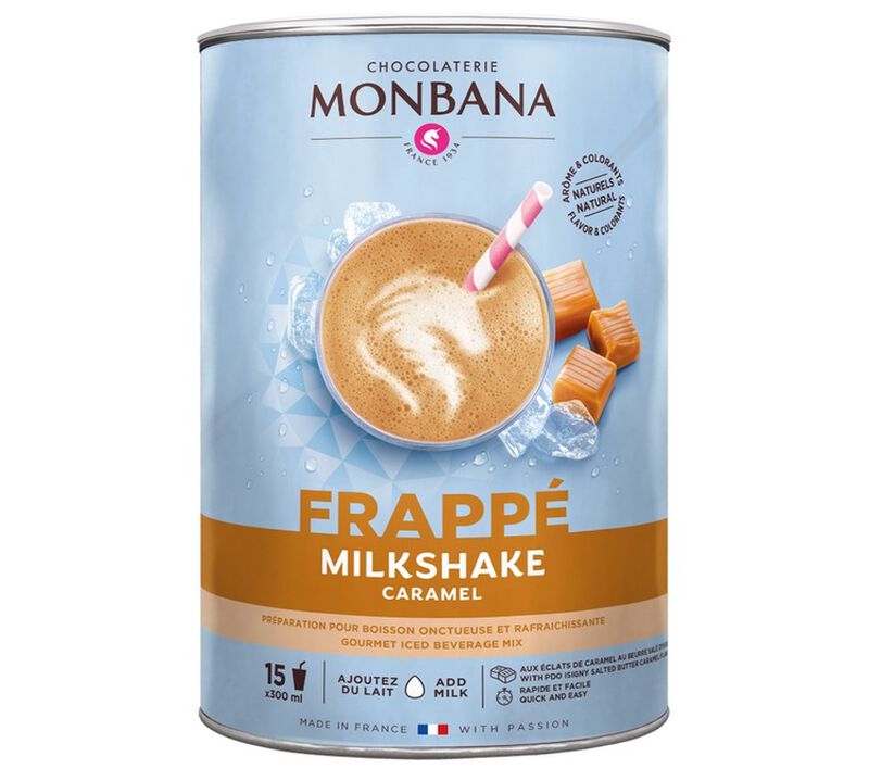 Monbana - Frapp&egrave; per milkshake al Caramello 1 kg image number 0