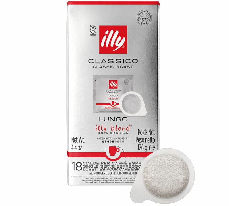 Illy ESE pods Espresso Lungo x 18 coffee pods image number 0