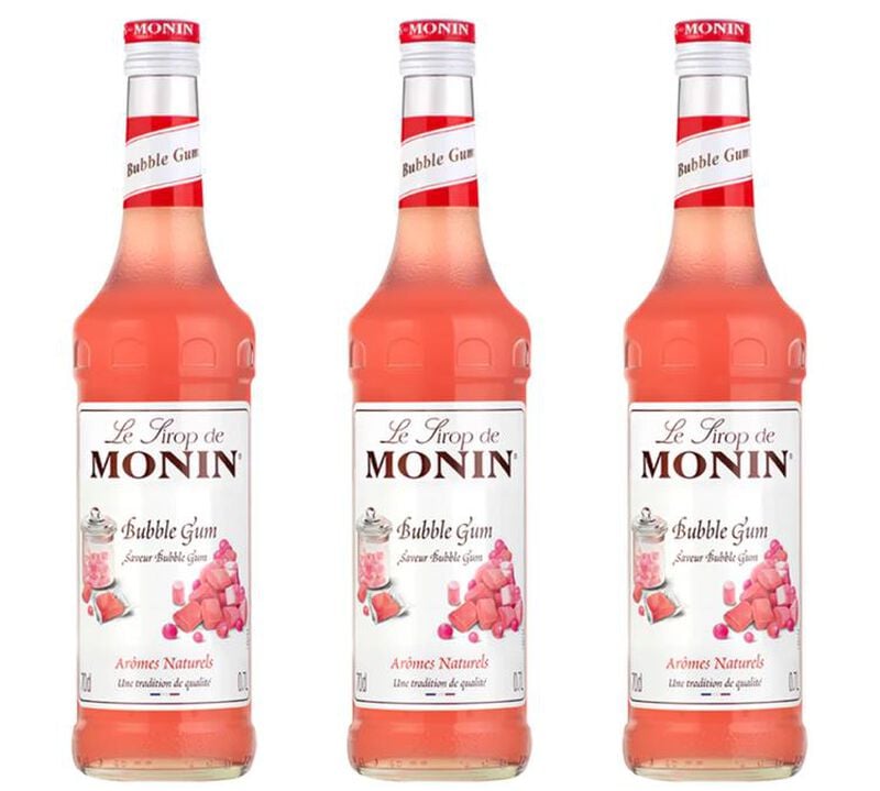 Lot de 3 Sirops Monin - Bubble Gum - 3 x 70cl image number 0