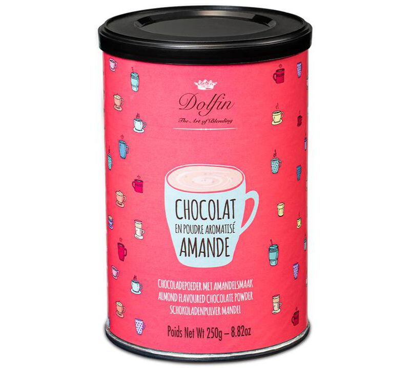 Dolfin Hot Chocolate Powder Almond Flavoured - 250g image number 0