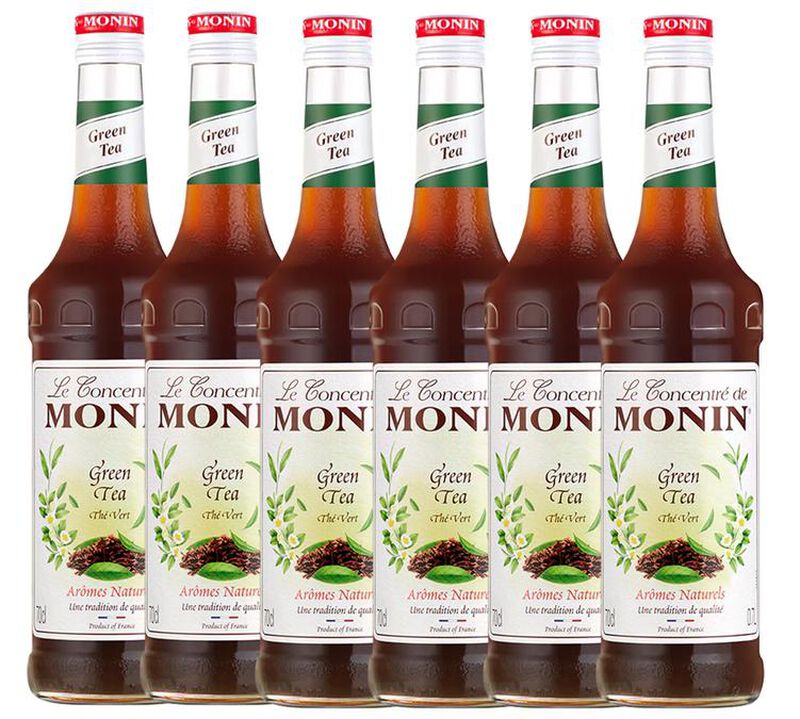 Concentr&eacute; Monin - Th&eacute; Vert - 6 x 70 cl image number 0