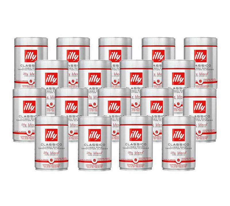Illy Classico Espresso Coffee Beans - 18 x 250g tin image number 0