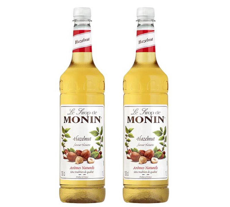 Sirop Monin Noisette - Bouteille plastique - 2 x 1L image number 0