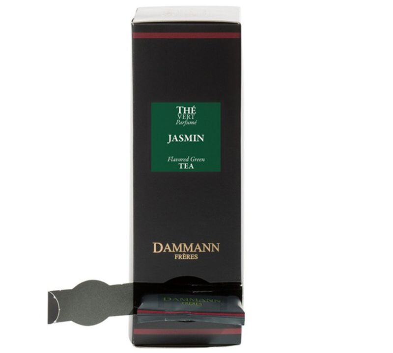 Dammann Fr&egrave;res Jasmine green tea - 24 Cristal&reg; sachets image number 1