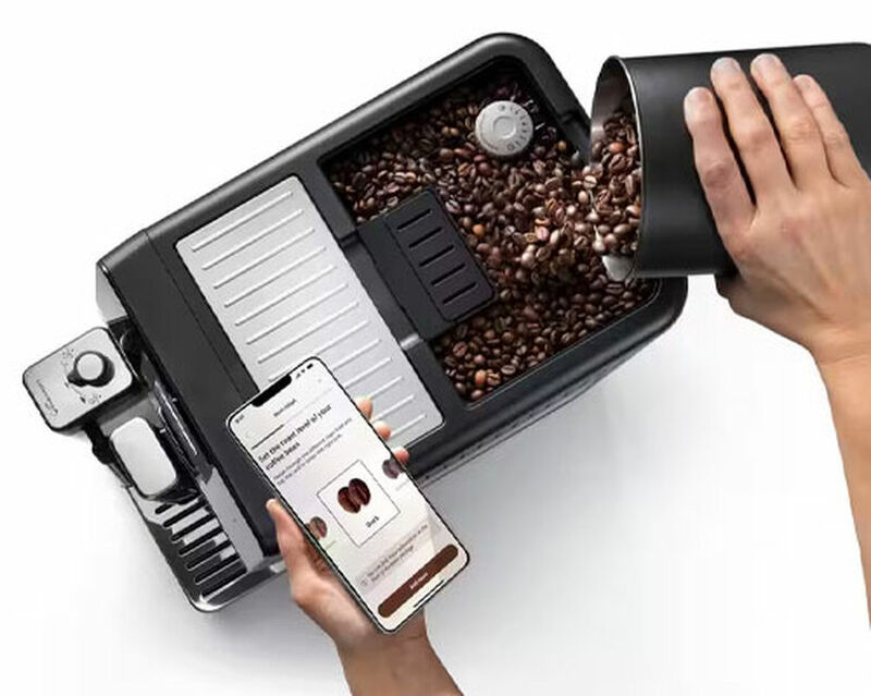 Delonghi - Kaffeevollautomat Eletta Ultra 4.3 ECAM 470.85.MB - Grau image number 5