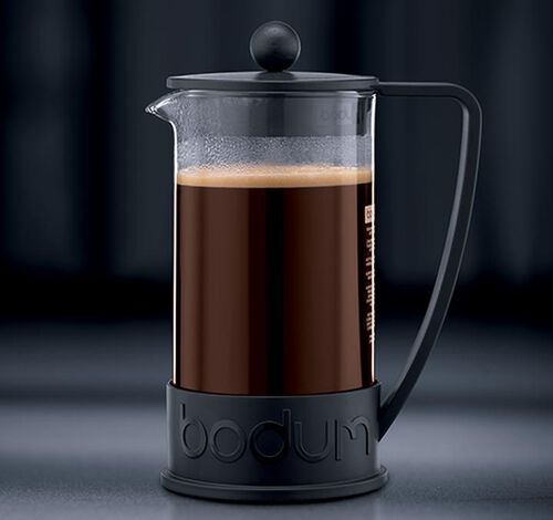 Bodum Brazil French Press in Black - 1L image number 4