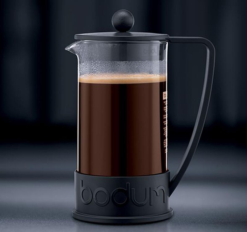 Bodum Brazil French Press in Black - 1L image number 4