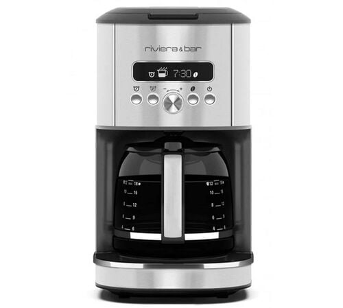 Cafeti&egrave;re filtre programmable BCF570 en inox 1.8L - Riviera&Bar