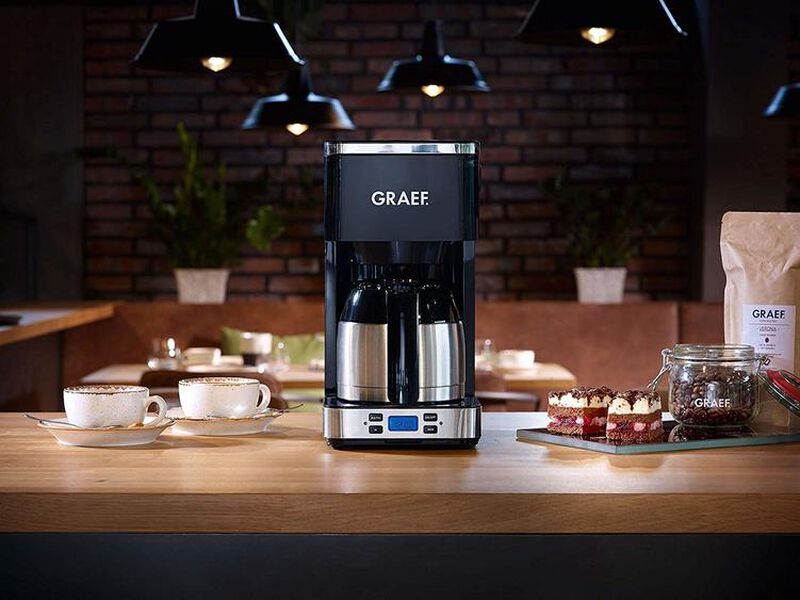 Cafeti&egrave;re filtre isotherme programmable Graef FK512 + offre cadeaux image number 4