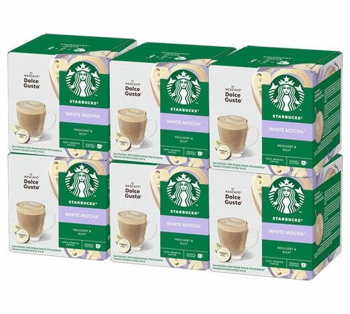 72 Nescaf&eacute;* Dolce Gusto* Compatible Pods Mocha White Chocolate &ndash; STARBUCKS