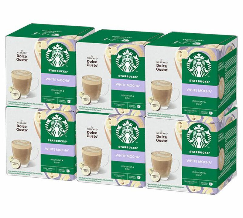 72 Nescaf&eacute;* Dolce Gusto* Compatible Pods Mocha White Chocolate &ndash; STARBUCKS image number 0