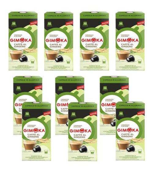 Gimoka - 100 Capsule compatibili Nespresso&reg; - Ginseng