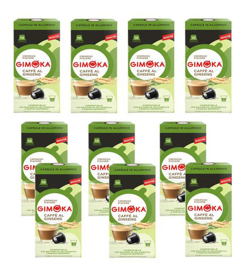 Gimoka - 100 Capsule compatibili Nespresso&reg; - Ginseng image number 0