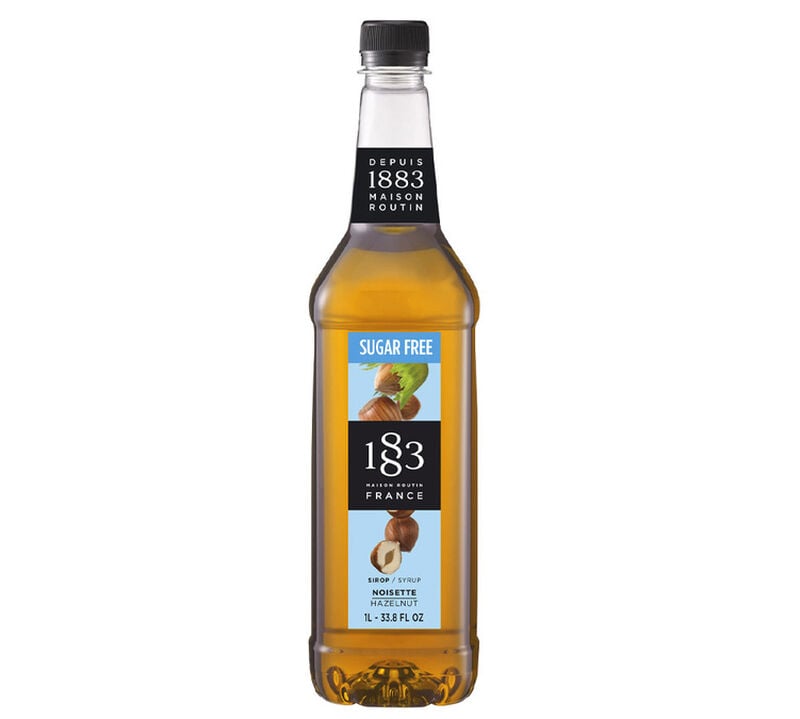 Sirop 1883 Routin Noisette sans sucre - Bouteille Plastique - 1L image number 0