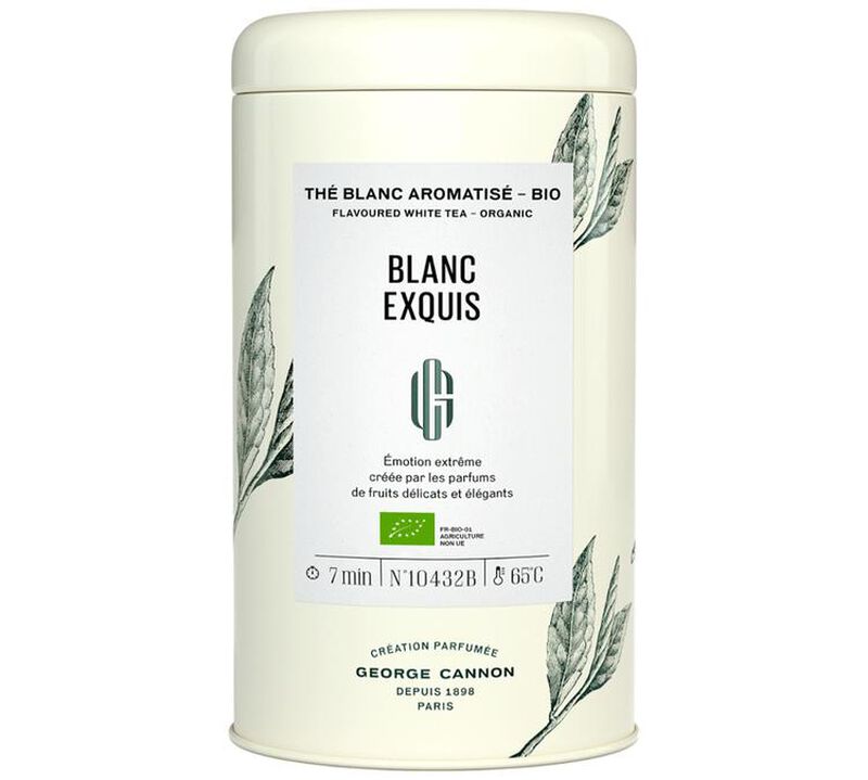 Bo&icirc;te Th&eacute; Blanc Exquis Bio - Vrac 50 g - GEORGE CANNON image number 0