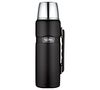 Thermos King Stainless Steel Insulated Flask Black Matte - 1.2L image number 0