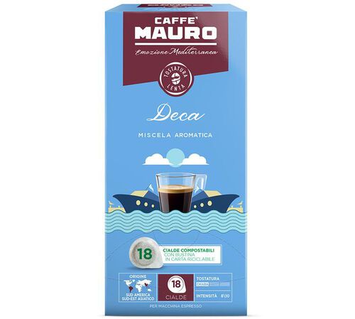 Caff&egrave; Mauro - 18 cialde ESE - Deca