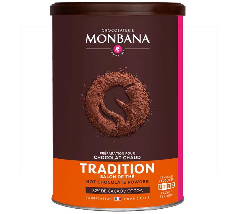 Monbana Hot Chocolate Powder Tradition Salon de Th&eacute; - 250g image number 0