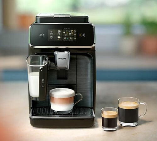 Machine &agrave; espresso automatique - S&eacute;ries 2300 - LatteGo / Noir Panth&egrave;re - PHILIPS - Bon &eacute;tat image number 1