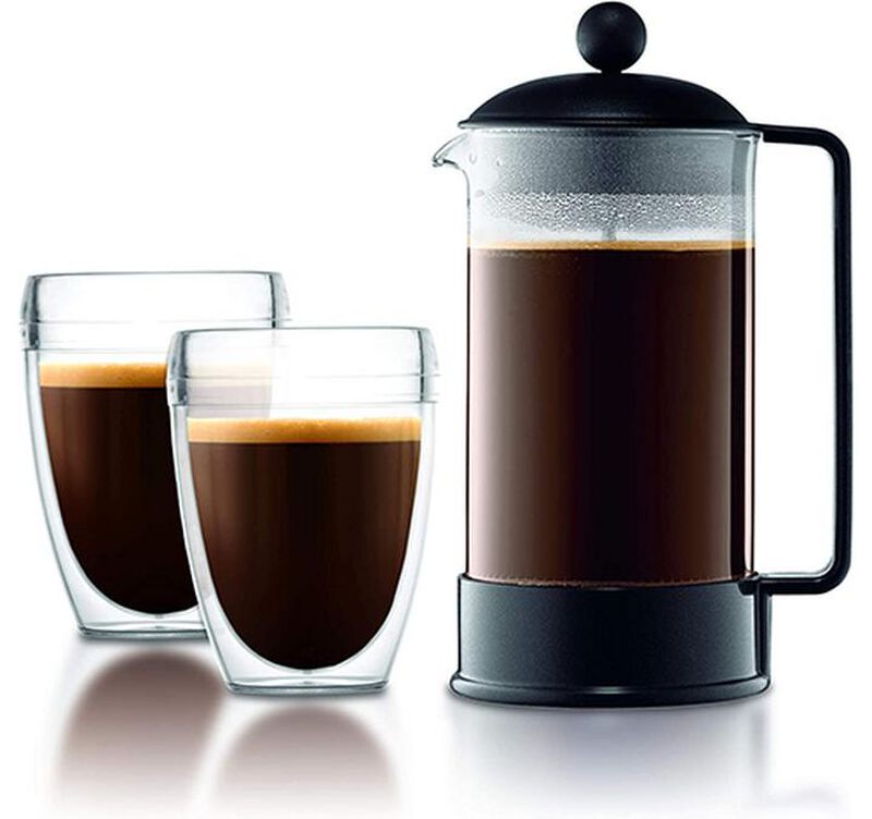 Bodum Brazil French Press in Black - 8 cups image number 3