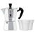 Bialetti - Moka Express 3 tazze + 6 bicchierini da caff&egrave; bianchi 9 cl image