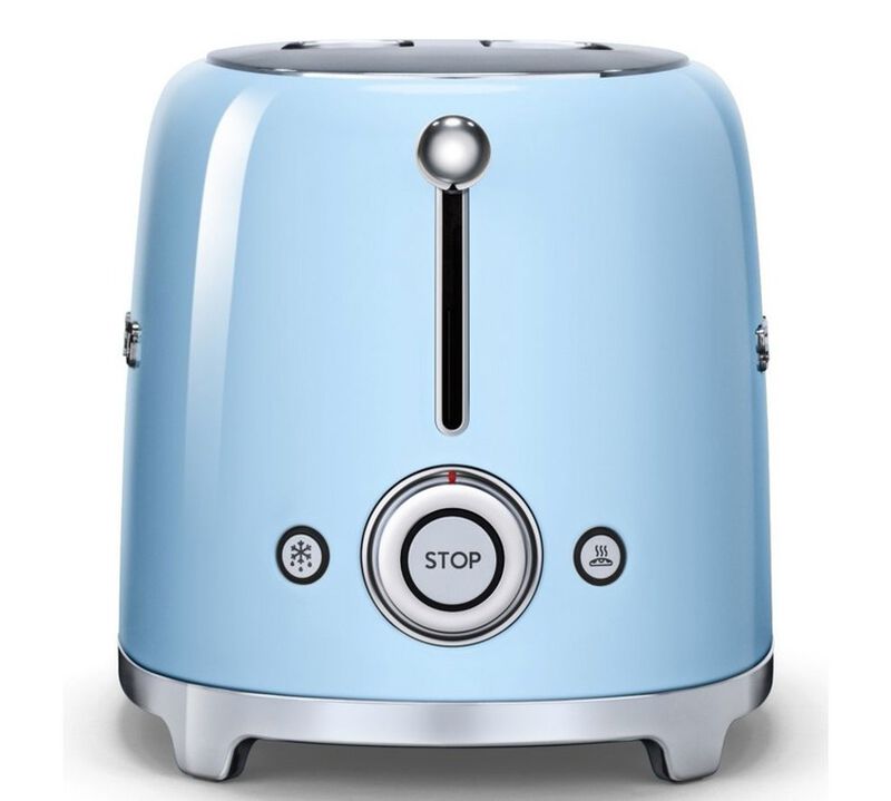 Grille-pain TSF01PBEU 2 tranches Bleu Azur - SMEG image number 2