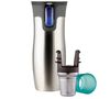 Mug isotherme Westloop argent 47 cl + infuseur &agrave; th&eacute; - CONTIGO image number 0