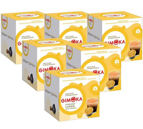96 Nescafe* Dolce Gusto* Compatible Pods Lungo &ndash; GIMOKA