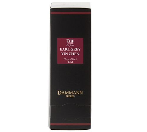 Yin Zhen Earl Grey tea - 24 Cristal&reg; sachets - Dammann Fr&egrave;res