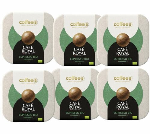 54 Boules de caf&eacute; Espresso Bio Compatible CoffeeB - CAF&Eacute; ROYAL