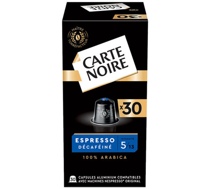 90 capsules compatibles Nespresso* Original Espresso D&eacute;caf&eacute;in&eacute; - CARTE NOIRE image number 4
