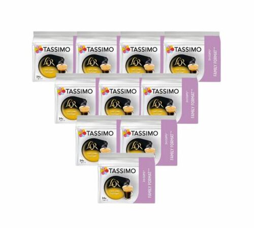 Tassimo pods L'Or Caf&eacute; Long Classique Family pack x 240 T-Discs
