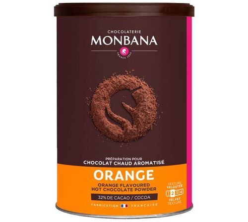 Monbana Hot Chocolate Powder Orange Flavoured- 250g