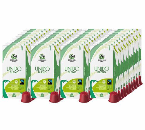 400 capsules compatibles Nespresso* Original Unido Blend Bio - GREEN LION COFFEE