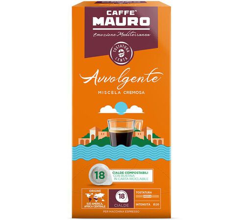 Caff&egrave; Mauro - 18 cialde ESE - Avvolgente