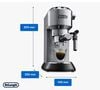 Machine expresso DELONGHI Dedica EC695.M inox bross&eacute; image number 9