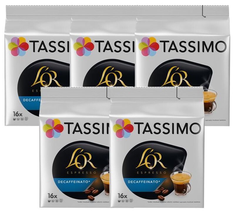 Tassimo pods L'Or Espresso Decaffeinated x 80 T-Discs image number 0