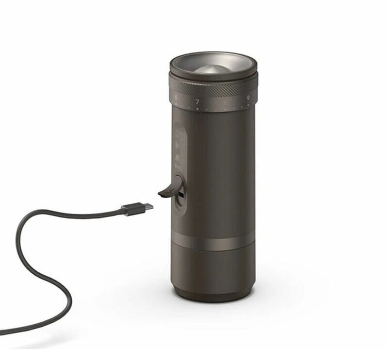 OutIn Fino Portable Electric Coffee Grinder - Tundra Brown image number 6