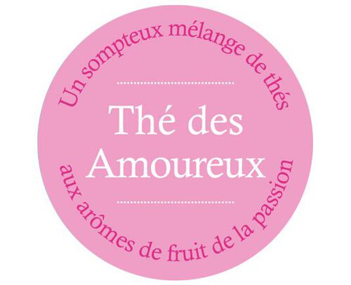 Comptoir Fran&ccedil;ais du Th&eacute; 'Th&eacute; des amoureux' fruity tea - 90g loose leaf tea image number 2