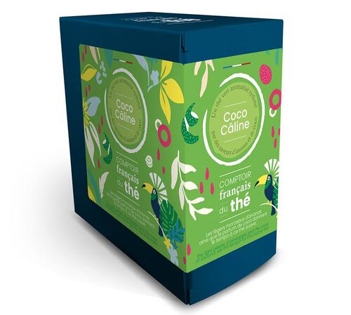 Comptoir Fran&ccedil;ais du Th&eacute; Green Tea Coco Caline - 20 tea bags