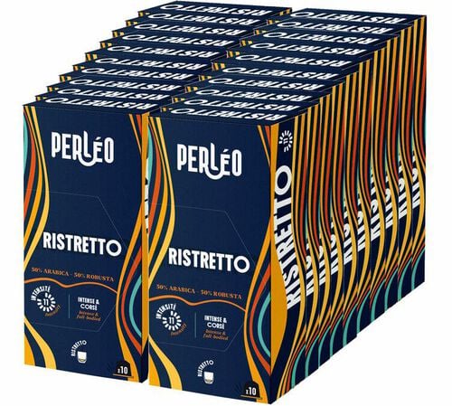 200 capsules compatibles Nespresso* Original Ristretto - PERL&Eacute;O