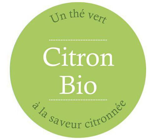 Comptoir Francais du Th&eacute; Organic Lemon Green Tea - 100g loose leaf tea image number 1