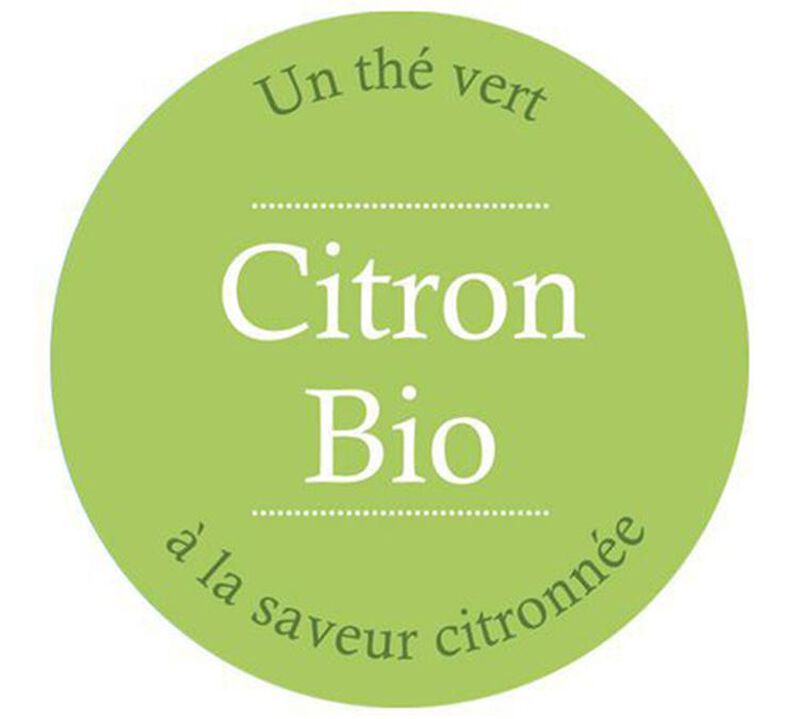 Comptoir Francais du Th&eacute; Organic Lemon Green Tea - 100g loose leaf tea image number 1