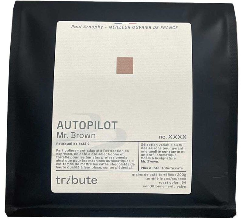 200 g - Caf&eacute; en grain - Autopilot Mr Brown - TRIBUTE image number 0