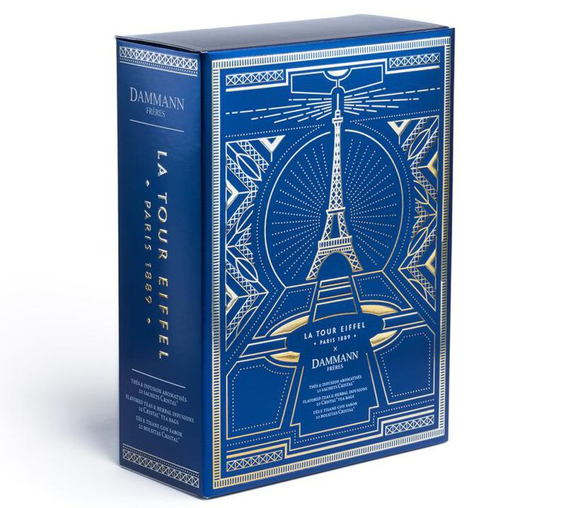 Dammann Fr&egrave;res Tea Selection Box Eiffel Tower x 20 Tea Bags image number 0