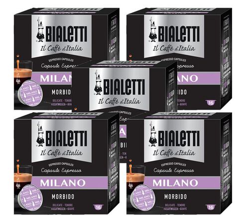 Bialetti Mokespresso Capsules Milano x 80 coffee pods