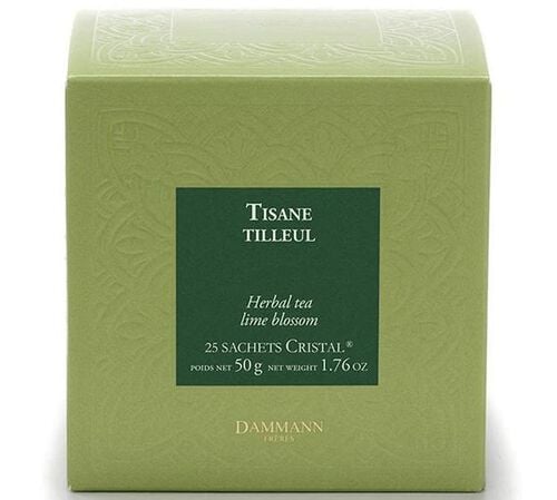 Tisane Tilleul  - 25 sachets Cristal&reg; - DAMMANN FR&Egrave;RES