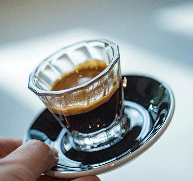 Loveramics Twisted Espresso Glass (Clear) 70ml x 6 image number 1
